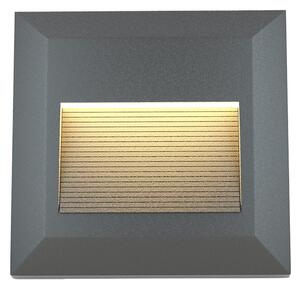 It-Lighting Salmon LED 2W 3CCT Outdoor Wall Lamp Anthracite CCT D:12.4cmx12.4cm (80201840)