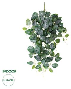 GloboStar® Artificial Garden NERVE HANGING BRANCH 20250 Τεχνητό Διακοσμητικό Κρεμαστό Φυτό Φιτόνια Άμπελος Υ65cm