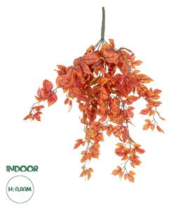 GloboStar® Artificial Garden MAPLE HANGING BRANCH 20243 Τεχνητό Διακοσμητικό Κρεμαστό Φυτό Σφένδαμος Υ80cm