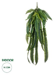 Artificial Garden FERN HANGING BRANCH 20247 Τεχνητό Διακοσμητικό Κρεμαστό Φυτό Φτέρη Υ120cm