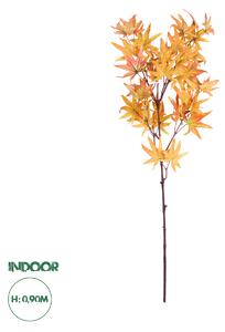 GloboStar® Artificial Garden MAPLE BRANCH 20264 Τεχνητό Διακοσμητικό Κλαδί Σφένδαμου Π25 x Υ90cm