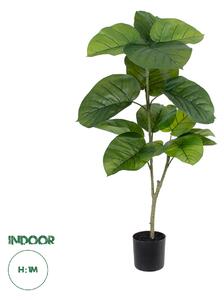 GloboStar® Artificial Garden FICUS RELIGIOSA TREE 20377 Τεχνητό Διακοσμητικό Φυτό Ιερή Συκή Υ100cm