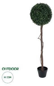 GloboStar® Artificial Garden BUXUS 20407 Τεχνητό Διακοσμητικό Φυτό Πυξός Υ120cm