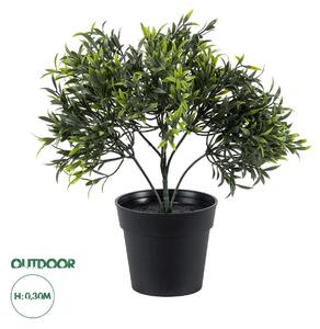 GloboStar® Artificial Garden BABY BAMBOO 20391 Τεχνητό Διακοσμητικό Φυτό Μικρό Μπαμπού Υ30cm