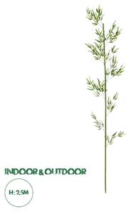 GloboStar® Artificial Garden BAMBOO BRANCH 20440 Τεχνητό Διακοσμητικό Κλαδί Μπαμπού Υ250cm