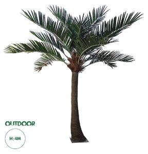 GloboStar® Artificial Garden COCONUT PALM TREE 20442 Τεχνητό Διακοσμητικό Φοινικόδεντρο Κοκοφοίνικας Εξωτερικού Χώρου IP68 UV Certified Protection Υ400cm