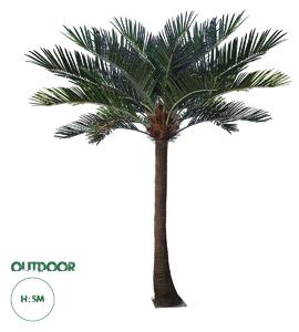 GloboStar® Artificial Garden COCONUT PALM TREE 20594 Τεχνητό Διακοσμητικό Φοινικόδεντρο Κοκοφοίνικας Υ500cm