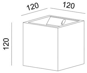 ^ΕΠΙΤΟΙΧΟ Φ/Σ 1xG9 BLOCK ΤΣΙΜΕΝΤΟ 12x12x12CM