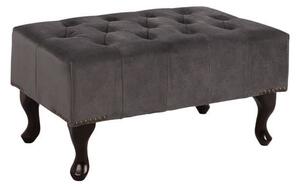 Ταμπουρέ Υποπόδιο Grey T.Chesterfield Emma 80x46x42Y εκ.HM226.10