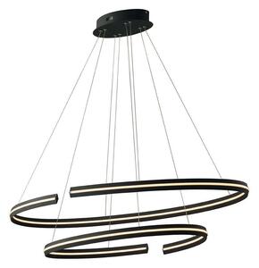 Φωτιστικό Οροφής Led-Clarke-S120 Black Luce Ambiente Design