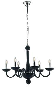 Φωτιστικό Οροφής I-Alfiere/6 Nero Black Luce Ambiente Design