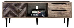 Έπιπλο Τηλεόρασης Home 120x39.5x45cm Grey Oak 271-00-021