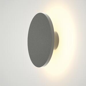 It-Lighting Geneva LED 8W 3CCT Outdoor Wall Lamp Grey D:17cmx5.5cm (80201130)