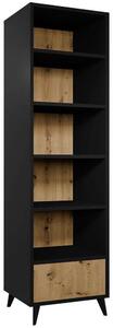 Βιβλιοθήκη Ovessi 162677949 50x40x192cm Oak-Black