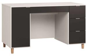 Γραφείο Simple 140 16630469 140x65x77,5cm White-Black