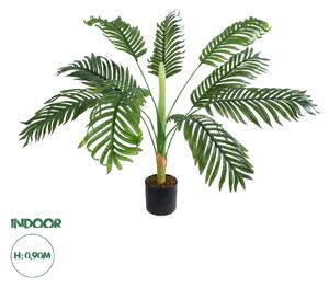 GloboStar® Artificial Garden ARECA PALM PLANT 20936 - Διακοσμητικό Φυτό Αρέκα Φ94 x Υ90cm