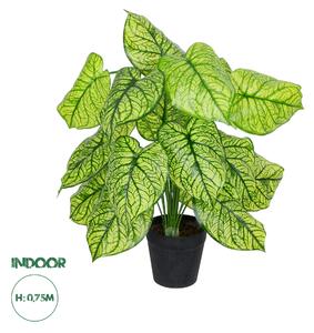 Artificial Garden CALADIUM PLANT 20913 Διακοσμητικό Φυτό Καλάντιουμ Φ55 x Υ75cm