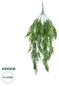 GloboStar® Artificial Garden CARAWAY HANGING BRANCH 20617 Τεχνητό Κρεμαστό Διακοσμητικό Κρεμαστό κλαδί Κυμινο Y80cm Σετ 2 τεμαχίων