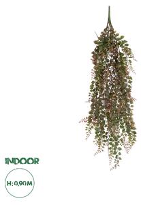 GloboStar® Artificial Garden HANGING ADIANTUM 20839 Τεχνητό Διακοσμητικό Κρεμαστό Κλαδί Αδίαντο Μ20 x Π6 x Υ90cm