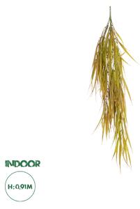 GloboStar® Artificial Garden HANGING CORN GRASS 20824 Τεχνητό Διακοσμητικό Κρεμαστό κλαδί Καλαμπόκι Μ23 x Π10 x Υ91cm