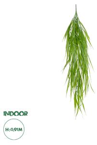 GloboStar® Artificial Garden HANGING CORN GRASS 20825 Τεχνητό Διακοσμητικό Κρεμαστό κλαδί Καλαμπόκι Μ23 x Π10 x Υ91cm