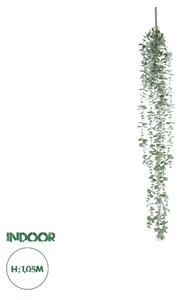 GloboStar® Artificial Garden HANGING EUCALYPTUS 20807 Τεχνητό Διακοσμητικό Κρεμαστό Φυτό Ευκάλυπτος Μ16 x Π9 x Υ105cm