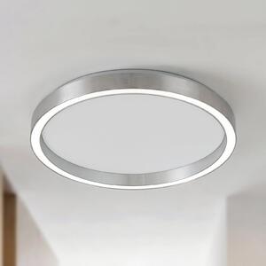Lucande Φωτιστικό οροφής LED Rotundo, Ø 40 cm, αλουμίνιο, με ρυθμιζόμενη ένταση, ρυθμιζόμενος, Μεταλλικό, Σαλόνι / τραπεζαρία, Πλαστικό, σύγχρονο