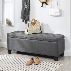 Ταμπουρέ Με Αποθηκευτικό Χώρο (118x45x45) Songmics LOM070G01