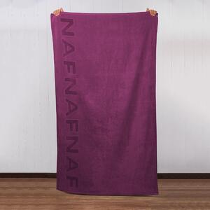 Πετσέτα Θαλάσσης (90x170) Naf-Naf Velour Viola