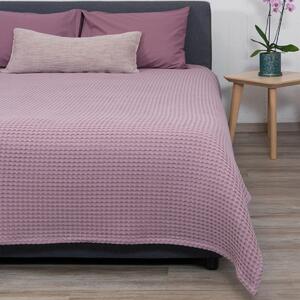 Κουβέρτα Πικέ Μονή (170x240) Naf-Naf Waffle Purple