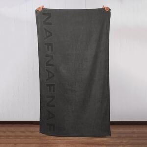 Πετσέτα Θαλάσσης (90x170) Naf-Naf Velour Granite