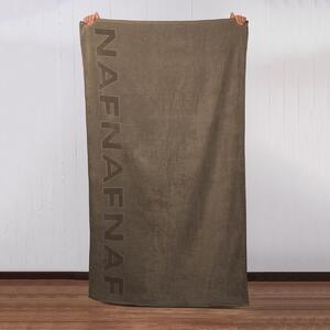 Πετσέτα Θαλάσσης (90x170) Naf-Naf Velour Taupe