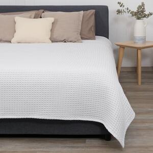 Κουβέρτα Πικέ Μονή (170x240) Naf-Naf Waffle White