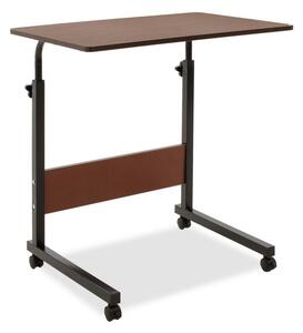 Γραφείο Piper Dark Oak - Μαύρο 60x40x69-90 cm