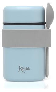 Βρεφικό Θερμός Φαγητού 500ml + Κουτάλι Kiokids Γαλάζιο 3597