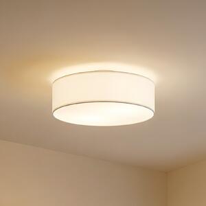Lindby Φωτιστικό οροφής Sebatin, Ø 40 cm, κρεμ, ύφασμα, E27, ρυθμιζόμενος, Μπεζ, υπνοδωμάτιο, Ύφασμα / Κλωστοϋφαντουργία, σύγχρονο