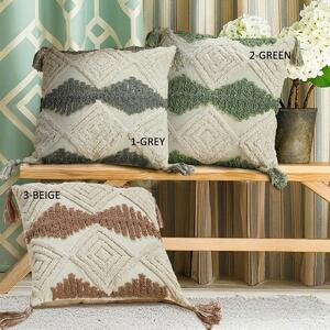 Διακοσμητική Μαξιλαροθήκη (45x45) Whitegg D0250 3-Beige