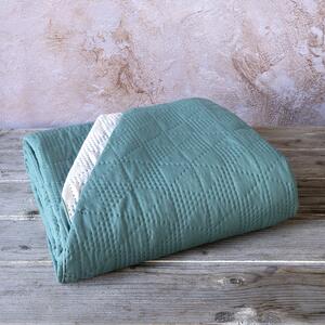 Κουβερλί Υπέρδιπλο (220x240) 2 Όψεων Nima Bed Linen Armon Πράσινο,Εκρού