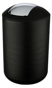 Κάδος Απορριμμάτων Μπάνιου (Φ19.5x31) Wenko 6.5lt Brasil Black 21207100
