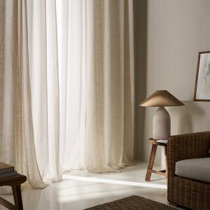 Κουρτίνα (140x280) Με Τρουκς Gofis Home Nysera Linen 705/06