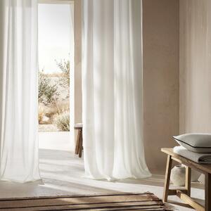 Κουρτίνα (140x280) Με Τρουκς Gofis Home Velmira Off White 509/05
