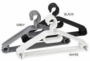 Κρεμάστρες Ρούχων (Σετ 10τμχ) Wenko Easy 140840100 White