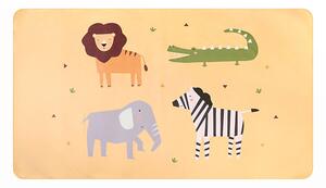 Παιδική Πετσέτα Θαλάσσης Microfiber (90x160) Monneka Wild Animals