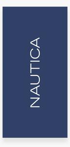 Πετσέτα Θαλάσσης (80x160) Nautica By Nef-Nef Homeware Logo Blue