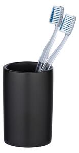 Ποτηροθήκη Μπάνιου (Φ7.5x11.2) Wenko Polaris Black Matt 24013100