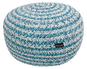 Πουφ (Φ50x25) Guy Laroche Ottoman Tonical Blue