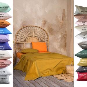 Σεντόνι Μονό Επίπεδο (160x260) Nima Bed Linen Unicolors New Pink