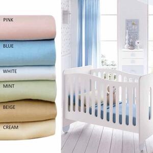 Σεντόνι Κούνιας (110x160) Sb Home Baby Delos Pink