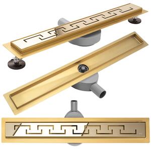 REA GREEK PRO Linear Drain Gold 60
