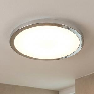LIGHTME Φωτιστικό οροφής LED Aqua Ø30.2cm χρώμιο, Μεταλλικό, Μπάνιο, Μέταλλο, σύγχρονο